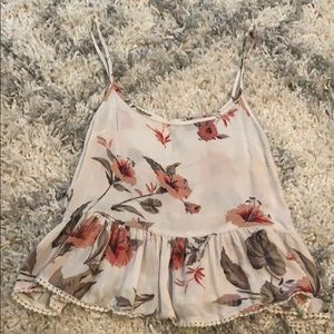 Floral tank top